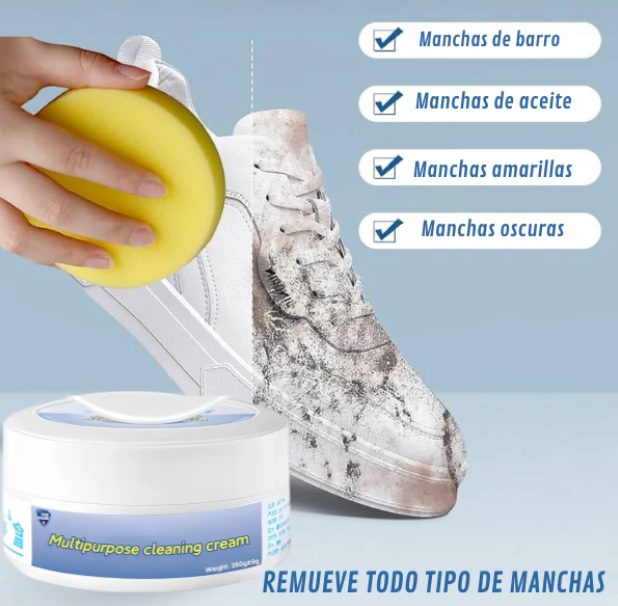 Crema Limpiadora Blanqueadora Tenis